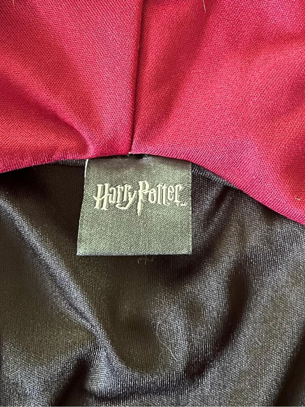 Harry Potter Kids Black Robe with Red Hood Lining and Gryffindor Crest